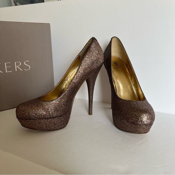 Bakers Glitter Heels Size 7M Multicolor Pumps - Picture 11 of 11